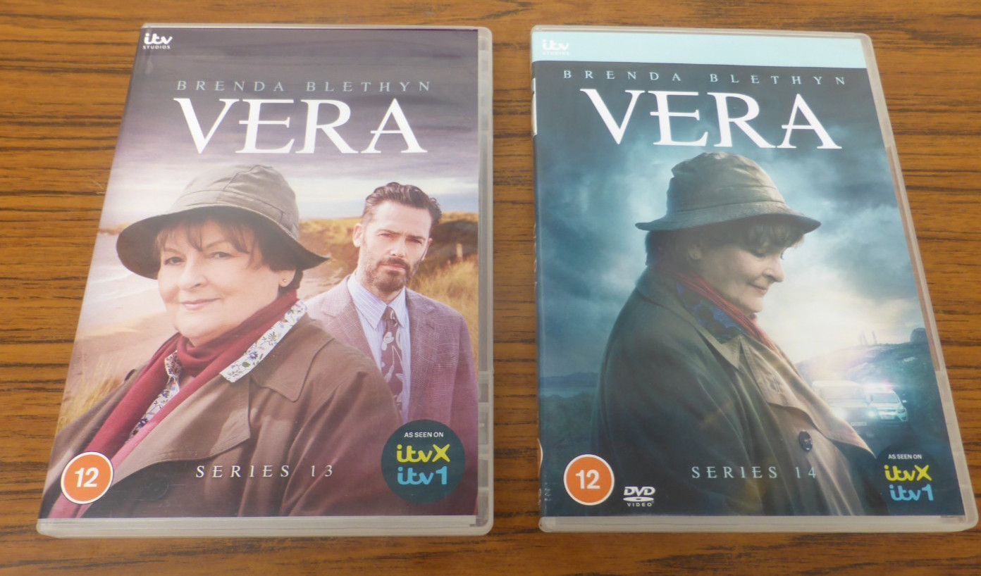 Vera Series 13 & 14 DVD Brenda Blethyn  Region 2 * EXCELLENT CONDT PLAYED ONCE *