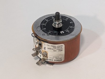 Staco Energy Type 171 Variac Variable Transformer 120V Input 1.75A Output
