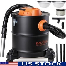 Powerful Ash Vacuum Cleaner HEPA Filtration Fireplace Wood Stove Blower 1200W US