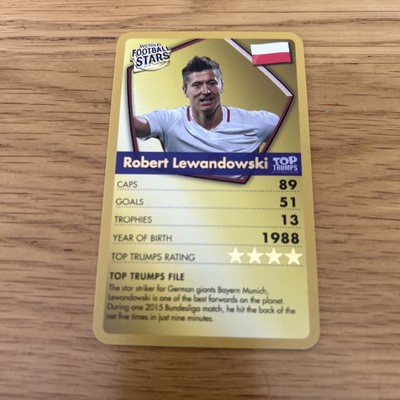 1 x Infokarte WFS Fußball Robert Lewandowski - T61 [B6]