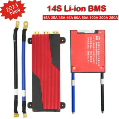 14S 52V 48V Li-ion Lipo Lithium Battery Protection Board BMS Balance for DALY