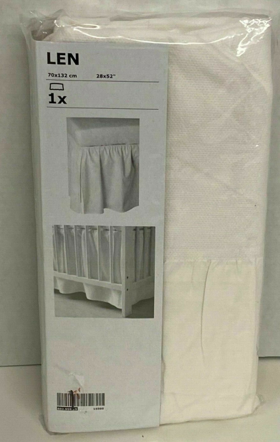 ikea crib skirt