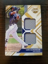 2018 Panini Elite Extra Edition Dual Jersey SP /99 San Diego Luis Almanzar