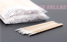 100pcs Microblading Tattoo Supply Cotton Swabs Pointed Q-Tip Makeup Applicator