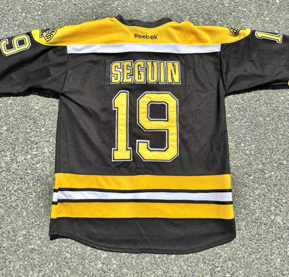 Camiseta deportiva de hockey profesional auténtica Reebok CCM Boston Bruins Tyler Seguin NHL talla 50 Foto 2 de 4