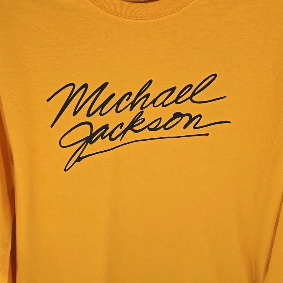 {Diamond Supply Co.} Camiseta Michael Jackson Manga Larga Firma Foto Impresión Foto 2 de 4