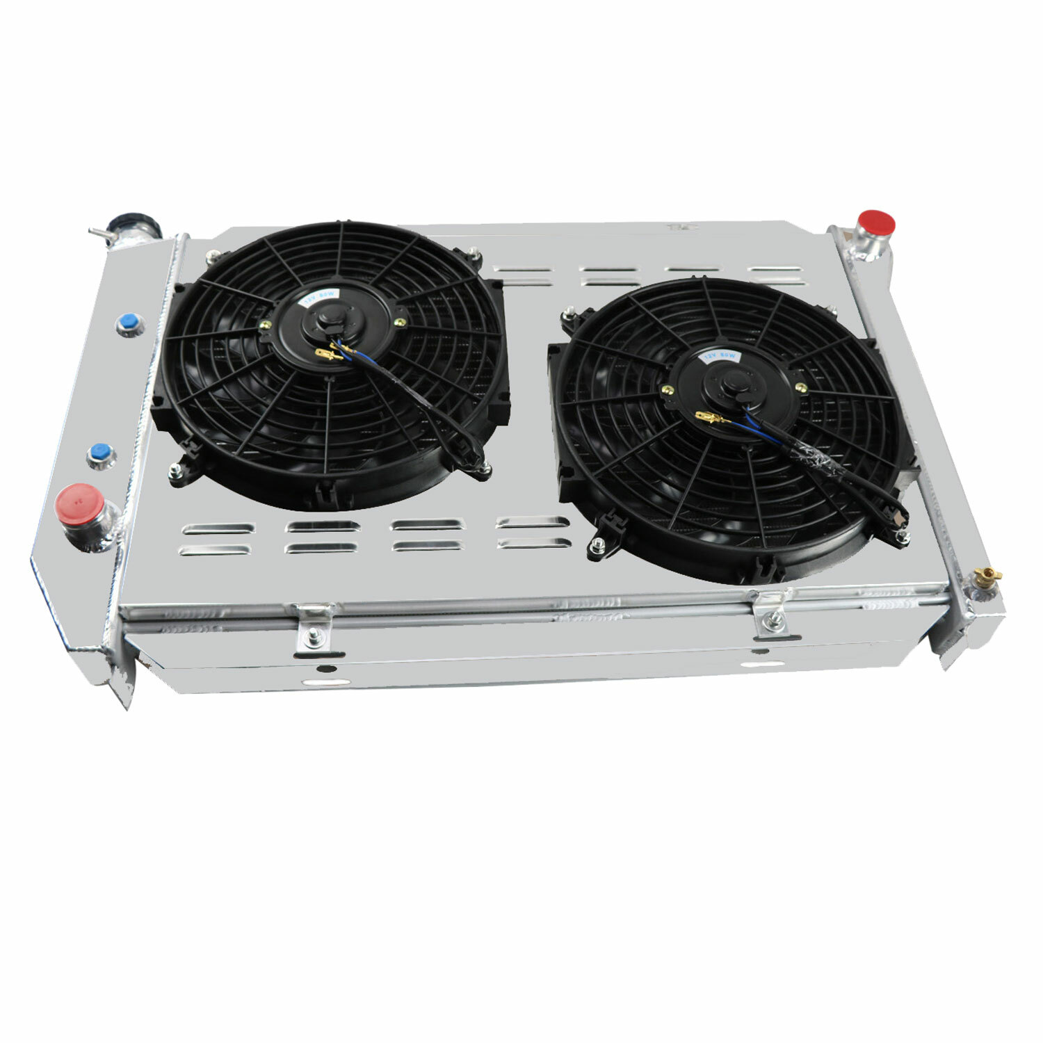 3-Row Radiator+Shroud Fan Fit 69-73 Ford Mustang Fairlane Cougar Mercury Marquis thumbnail 6