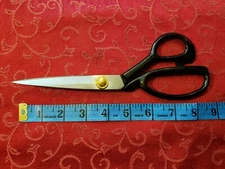 8" Steel Scissors Shears Dressmaker Seamstress Upholstery Industrial Soft Handle