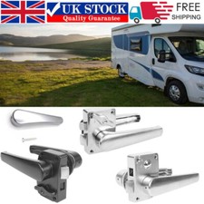 RV Toilet Door Lock Bathroom Door Lock For Caravan Latch Handle Keyless Lock