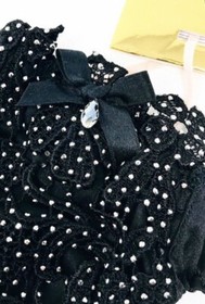 AGENT PROVOCATEUR RARE SOIREE BLACK ILONA BRIEF RRP &pound;295! SIZE 2 SMALL UK 8 BNWT