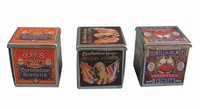 Dolls House Miniature Biscuit Tins Vintage Kitchen Accessory- 1:12 Dolls House Miniature Biscuit Tins Vintage Kitchen Accessory- 1:12