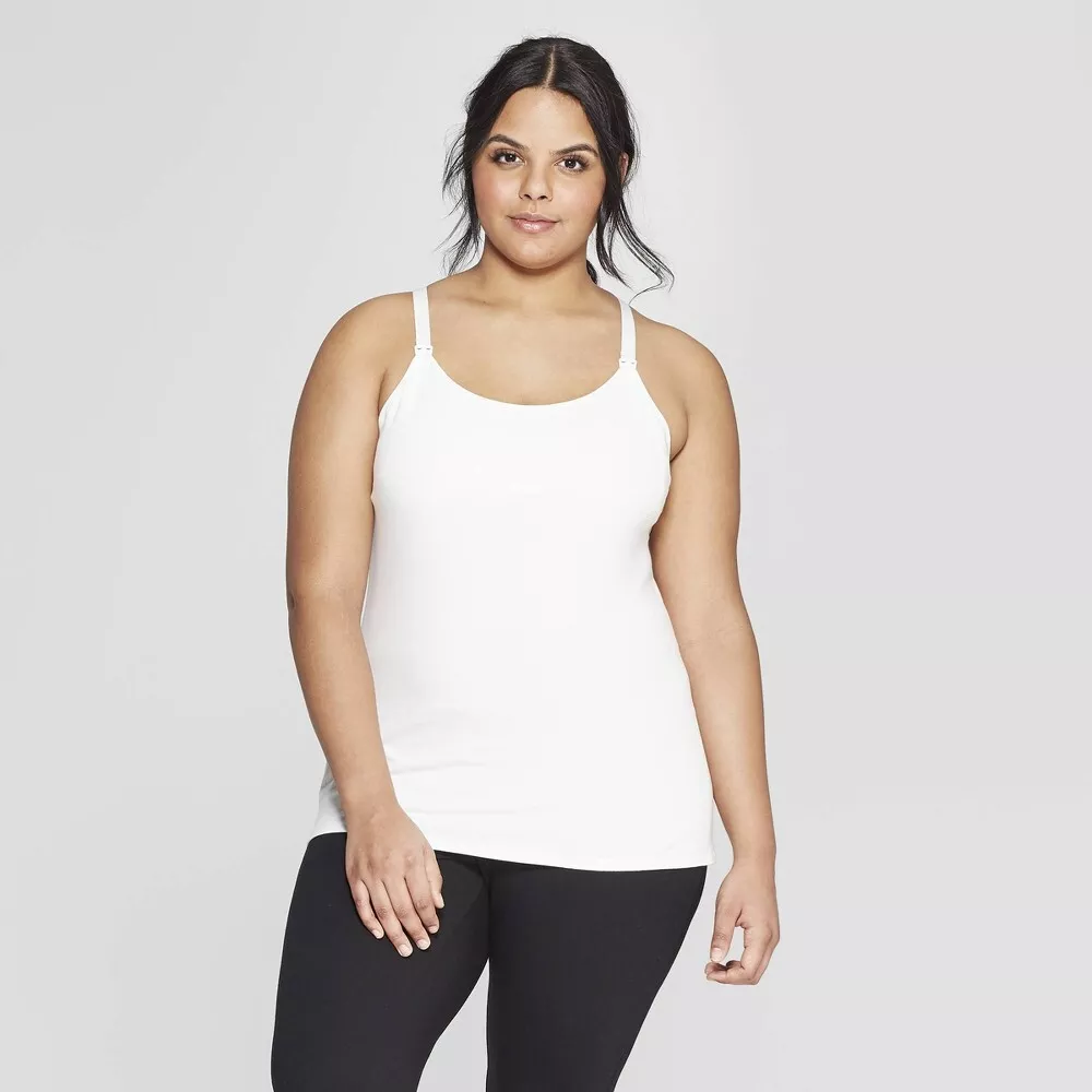 Women's Nursing Cami - Auden Fresh White M