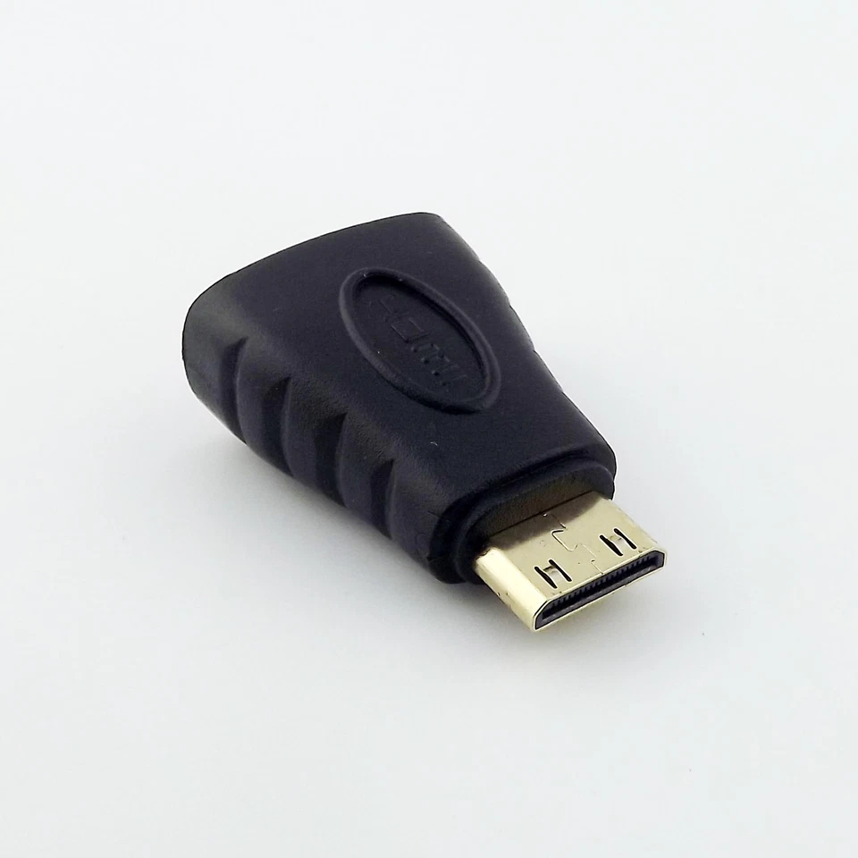 10x HDMI 1.4 Female Jack to Mini HDMI Male Plug Converter HD 1080P Gold Adapter - Image 4 of 4