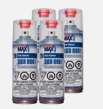 USC 3680061 Spraymax 2K  Glamour High Gloss Aerosol Clear (4 Cans)