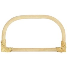 Korbhenkel Korbb&uuml;gel Handtaschenb&uuml;gel Peddigrohr 15,5 x 9 cm
