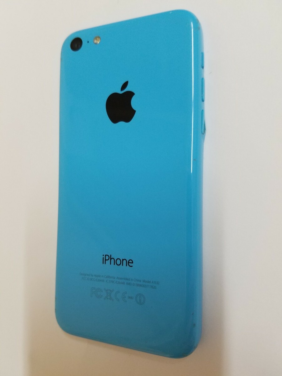 Blue A1532 Apple iPhone 5C Main Back Frame Housing Phone Cover