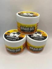 AllDay Locks Braid Gel Extreme Hold, 5oz x 3 for Braids, Locs, and Twists