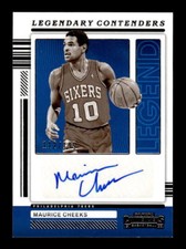 2021-22 Panini Contenders #LC-MCH Maurice Cheeks Legendary Contenders Auto /199