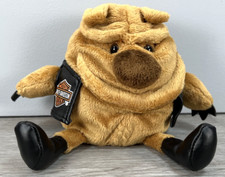 Harley Davidson 2013 Leather Clad 8 Inch Brown Hog Pig Plush Stuffed Animal