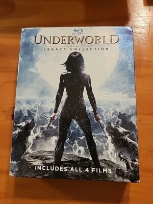 Underworld The Legacy Collection 4 Movie Blu-ray Zombie Sony Good Condition Gift