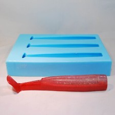 90mm Split Belly Shad Fishing Lure Top Pour Mould (mold)
