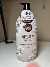 Shower Mate Clean Cotton Body Wash Total Body Care 42.3 fl oz