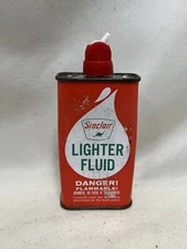 Sinclair Lighter Fluid 4oz Empty 1960s