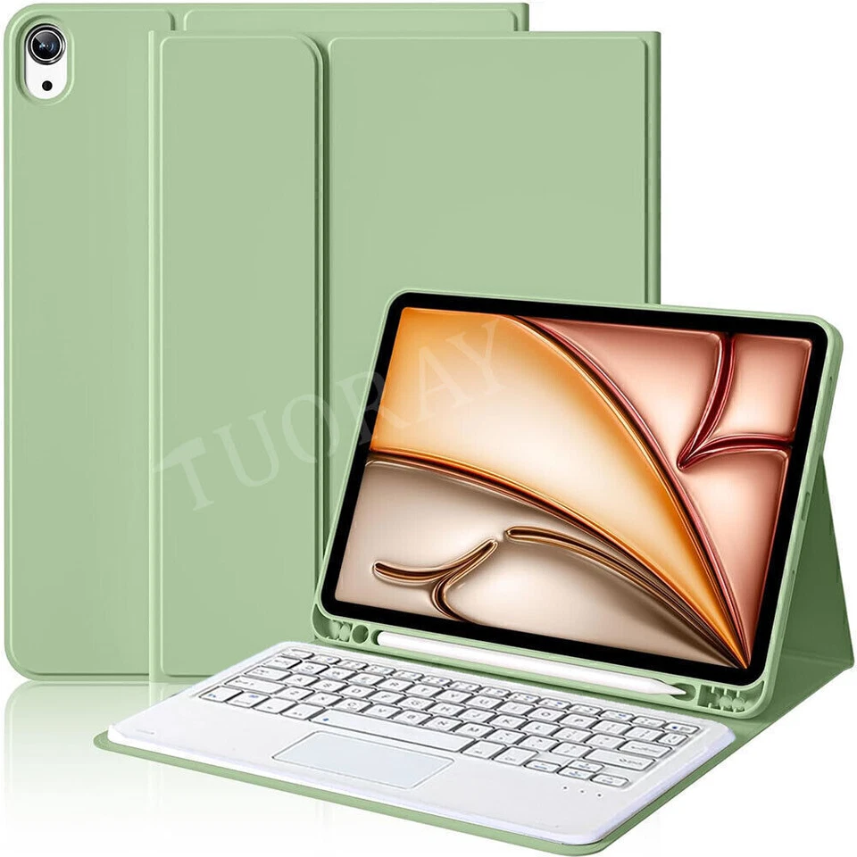 Touchpad Keyboard Case Cover For iPad 6/7/8/9/10/11th Gen Air 3 4 5 6 Pro 11 M2 - Image 4 of 4