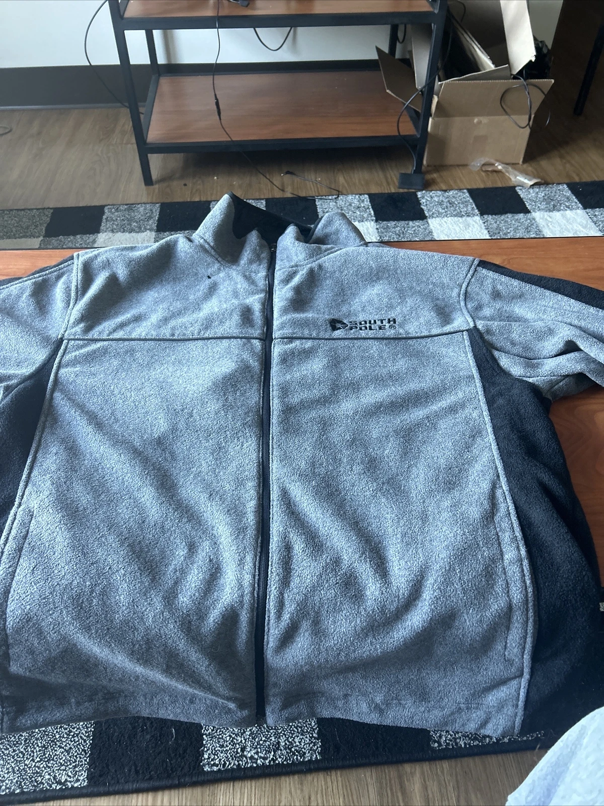 South Pole Reversible Jacket Fleece/windbreaker Y2K Sz 2XL