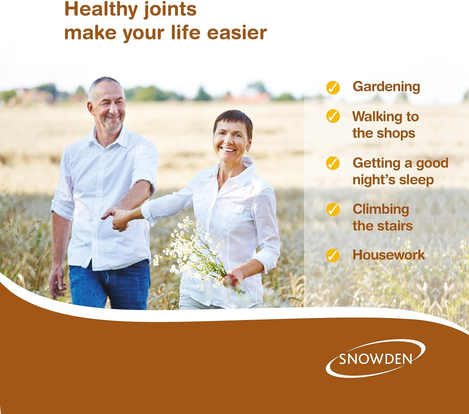 Snowden Glucosamine Gold Topical Joint Pain Relief Gel (1) 200 ml (Pack