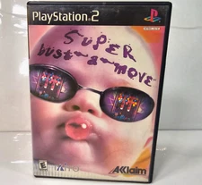 Super Bust-A-Move (PlayStation 2, 2000) Game Case Manual Registration - Tested