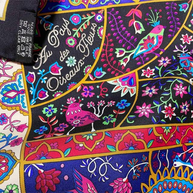 HERMES スカーフ Au Pays des Oiseaux Fleurs Au Pays des Oiseaux Fleurs - Hermès Scarf Details | Scarf Sage