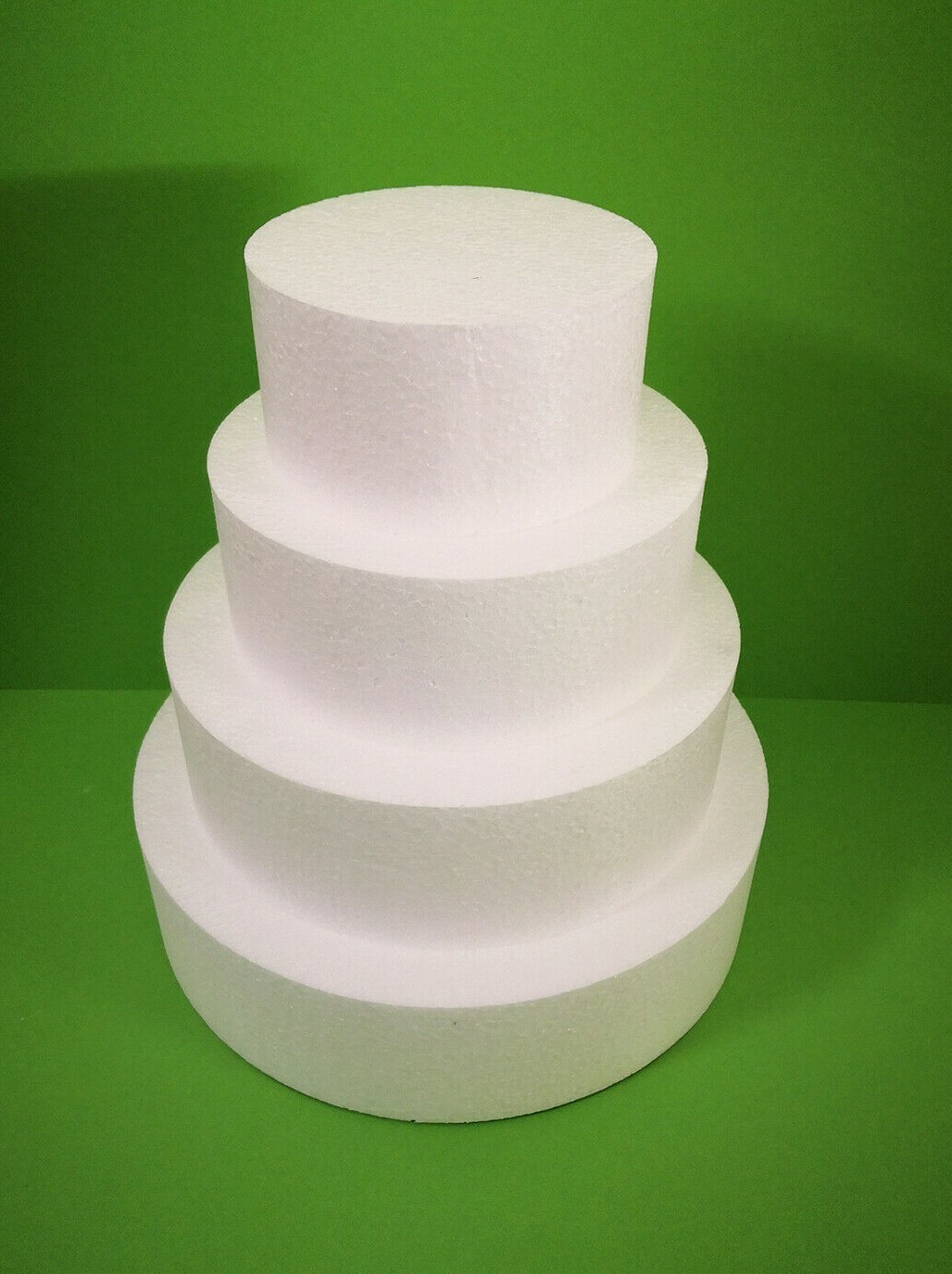 Torte 4 Set Ø 25/20/15/10x8 cm Schautorte Ladenfenster Styropor selber ...