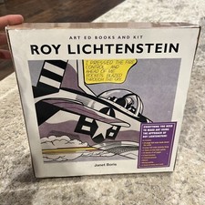 Art Ed Books and Kit: Roy Lichtenstein Pop Art Kit Misc. Supplies 2001 Sealed