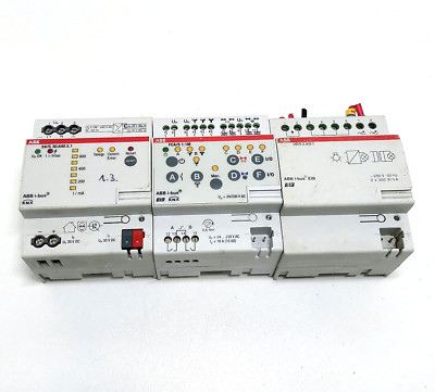 Lot of 3 ABB Knx/Eib SV/S 30.640.5.1, FCA/S 1.1M, UD/S 2.300.1 Modules