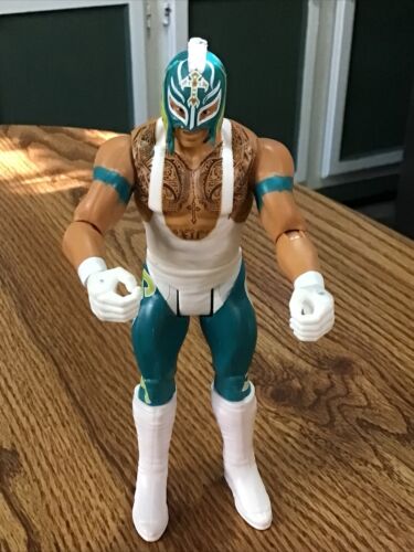 Rey Mysterio WWE Mattel Wrekkin Kicking Action Figure 2017 Masked Nice! - Picture 1 of 12