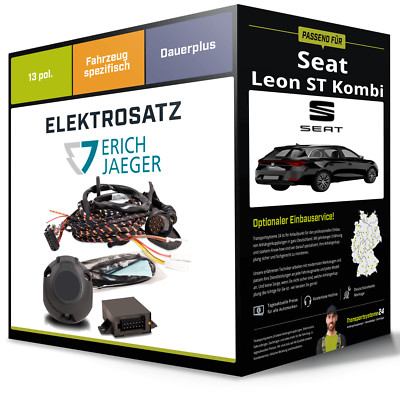 Elektrosatz 13-pol spezifisch für SEAT Leon ST Kombi 09.2012-05.2014 inkl. EBA