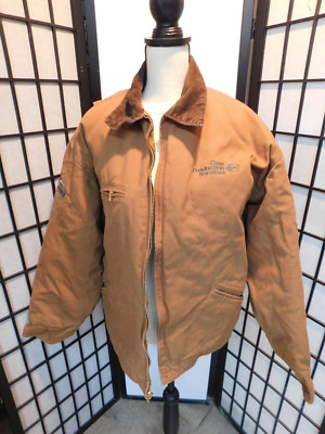 Crop Production Services Dyna Gro Port Auth. Mens Coat Lined XL