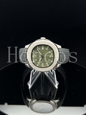 Custom Made MODS Watch with NH35 Movement Aquanaut 5167A PP Style khaki Green BK