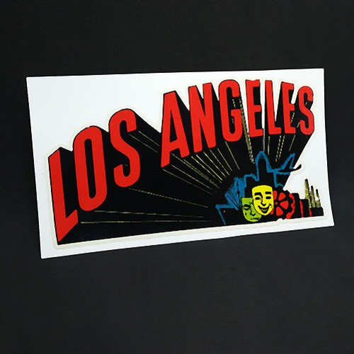 A5 Sticker Sheet Los Angeles Vinyl Stickers - City LA California America USA Holiday Travel #78497 - Foto 4