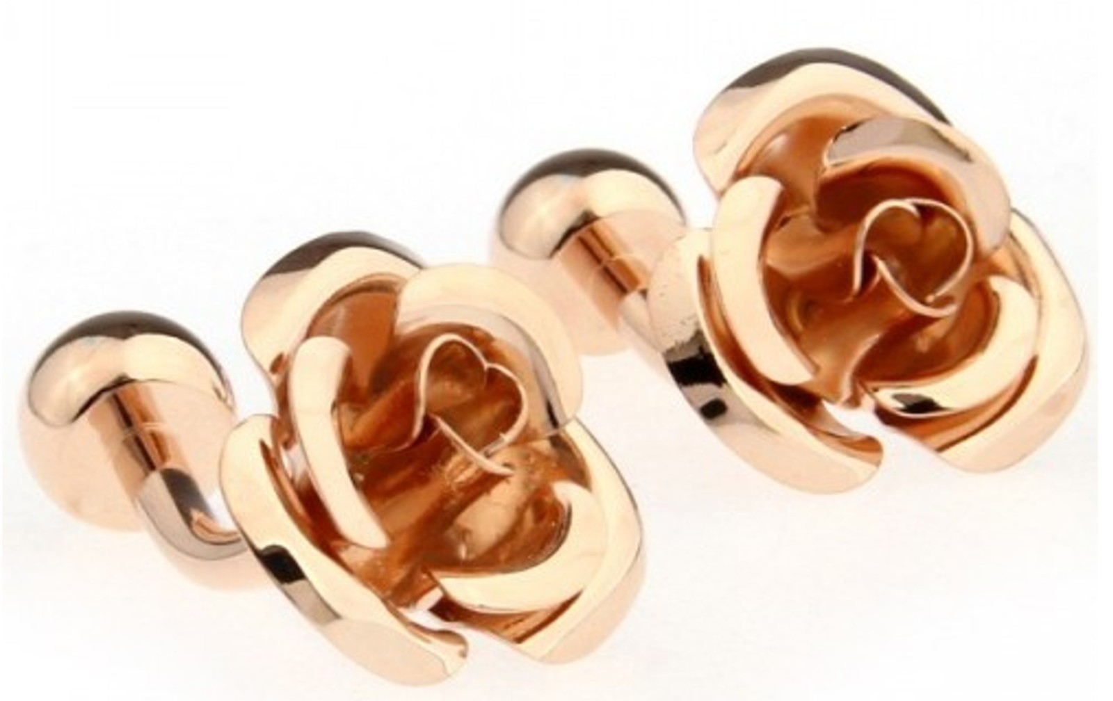 3D Inglés Oro Rosa Boda Post Espalda Gemelos Regalo Hombres Por Cufflinks.Direct
