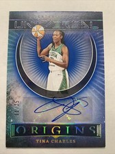 2023 WNBA Origins Tina Charles Universal Blue Auto 11/25