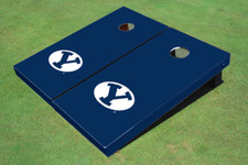 Brigham Young University BYU Navy Matching Solid Cornhole Boards