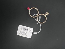 CALVIN KLEIN rosso e oro Bolbbly set due anelli nuovo in scatola prezzo di zecca £89