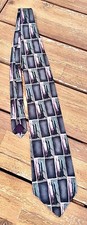 J Garcia Tree Trunk Collection Seven Silk Tie Made in USA by Stonehenge