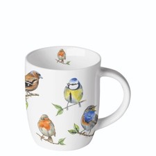 Ambiente Tasse Kaffee / Tee Porzellan 200ml Vogelarten / bird species