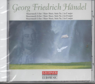 Georg Friedrich Händel Wassermusik Suite No.1 & 2 & 3 Klassik CD NEU Lechner
