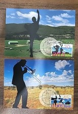 Australia - 1996 Arts Council In Australia  50th Anniversary Set Of 2 Maxi Card