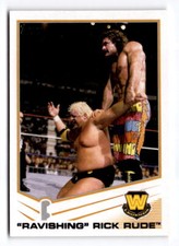 2013 Topps WWE Ravishing Rick Rude 102 WWF WCW Pro Wrestling Card