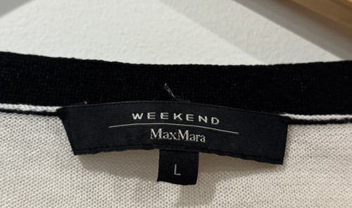 Max Mara Ladies Cardigan Size L Large Knit Button Up Lightweight Classic - Picture 10 of 12